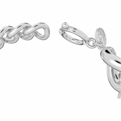 Swarovski Damen Dextera Armband Pavé, Weiß, Rhodiniert 5622226