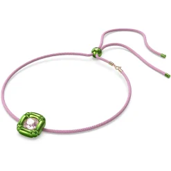 Swarovski Damen Dulcis Halskette Kissenschliff, Grün 5601585