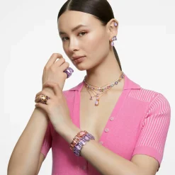 SWAROVSKI Damen Halskette Mehrfarbig GEMA 5656397