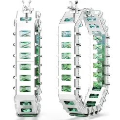 Swarovski Damen Kreolen Matrix Baguette Grün 5705787