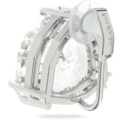 Swarovski Damen Mesmera Ohrclip Einzel, Trilliant-Schliff, Weiß, Rhodiniert 5600752