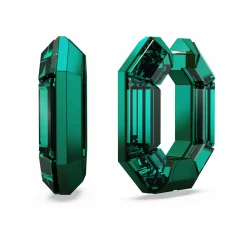 SWAROVSKI Damen Minikreolen Grün LUCENT 5680786