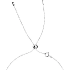 Swarovski Damen Swarovsk Chroma Halskette Oktagon-Schliff, Blau, Rhodinierti 5600625