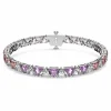 Swarovski Damen Tennis Armband Trilliant-Schliff Rosa MATRIX 5614928