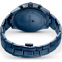 Swarovski Damen-Uhr Octea Lux Sport, Metallarmband, Blau, Artikelnummer: 5610475