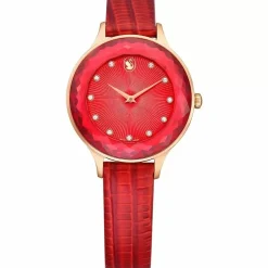 Swarovski Damenuhr Octea Nova Rot/Roségold 5650002