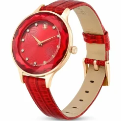 Swarovski Damenuhr Octea Nova Rot/Roségold 5650002