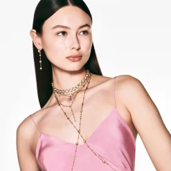 Swarovski Halskette Damen Imber all around weiß goldfarben 5680090