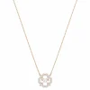Swarovski Halskette Damen Sparkling Tanz Blume Roségold 5408437