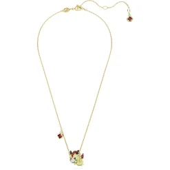 Swarovski Halskette Damen Chinese Zodiac Dragon Gelb Gold‑Tone 5676540
