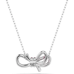 SWAROVSKI Halskette Damen Lifelong Bow Schleife Rosa Rhodiniert 5723556