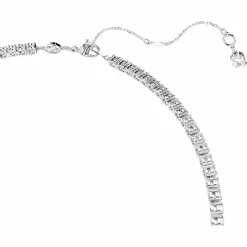 Swarovski Halskette Damen Matrix Y necklace weiß rhodiniert 5707988