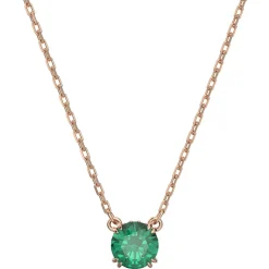 Swarovski Halskette Unisex Constella GrĂŒn/RosĂ©gold 5639753