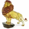 Swarovski Kristallfigur Mufasa „The Lion King“ Gelb, Braun 5680764
