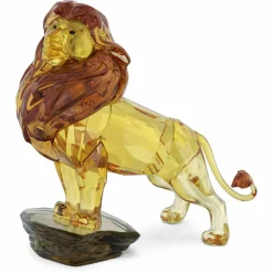Swarovski Kristallfigur Mufasa „The Lion King“ Gelb, Braun 5680764