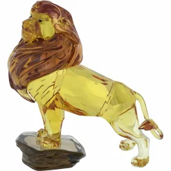Swarovski Kristallfigur Mufasa „The Lion King“ Gelb, Braun 5680764
