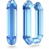 Swarovski Lucent Kreolen Statement Achteckform, Hellblau, 5600788