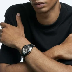 Swarovski Octea Lux Sport Unisex Chronograph Uhr Schwarz 5610472