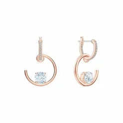Swarovski Ohrhänger Damen North Roségold Weiß 5493391