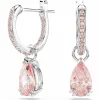 Swarovski Ohrhänger Damen Attract Drop Rosé/Pavé Rhodiniert 5723566