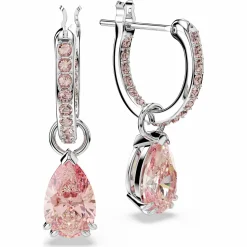 Swarovski Ohrhänger Damen Attract Drop Rosé/Pavé Rhodiniert 5723566