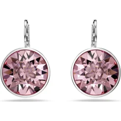 Swarovski Ohrringe Damen Bella Drop Rosa Silber Rhodiniert 5724290