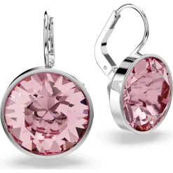 Swarovski Ohrringe Damen Bella Drop Rosa Silber Rhodiniert 5724290