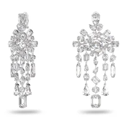 Swarovski Ohrringe Unisex Gema Silber Weiß 5639329