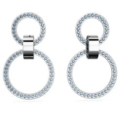 Swarovski Ohrstecker Dextera Damen Ohrringe Blau Rhodiniert 5663503