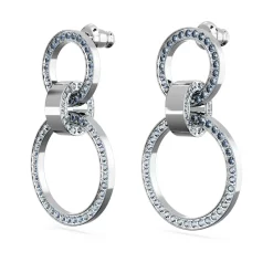 Swarovski Ohrstecker Dextera Damen Ohrringe Blau Rhodiniert 5663503