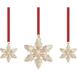 Swarovski Ornament Annual Edition Festive Set Goldfarben 2024 5674401