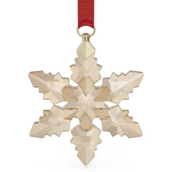 Swarovski Ornament Annual Edition Little Snowflake Goldfarben 5674384