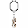Swarovski Schlüsselanhänger Infinity Weiß/Mixed-Metal Finish 5687996
