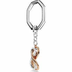 Swarovski Schlüsselanhänger Infinity Weiß/Mixed-Metal Finish 5687996