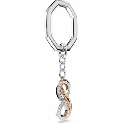 Swarovski Schlüsselanhänger Infinity Weiß/Mixed-Metal Finish 5687996