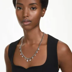 Swarovski Schmuck Damen Halskette Dextera Weiß Rhodium 5671183