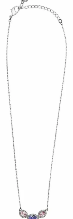 Swarovski Schmuck Damen Halskette Christie Ovale Kristalle Pastell Rosa/Lila 5141926