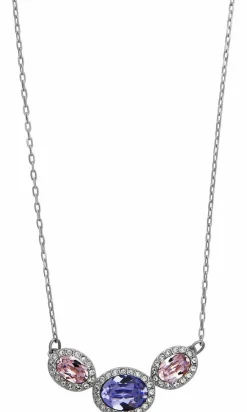 Swarovski Schmuck Damen Halskette Christie Ovale Kristalle Pastell Rosa/Lila 5141926