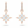 Swarovski SYMBOLICA:PE HOOP STAR CZWH/CRY/ROS 5494337