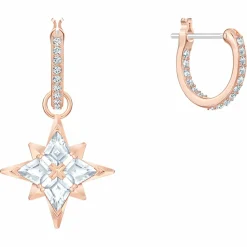 Swarovski SYMBOLICA:PE HOOP STAR CZWH/CRY/ROS 5494337