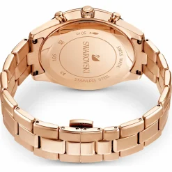 Swarovski Uhr Unisex Octea Lux Sport Chronograph 39 mm Roségold/Schwarz 5610478