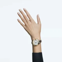 Swarovski Uhr Unisex Octea Lux Sport Chronograph 37 mm Gold‑Tone PVD 5610517