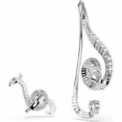 Swarovski Unisex Ariana Grande x Swarovski Ohrclips Music Note Weiß Rhodiniert 5720866