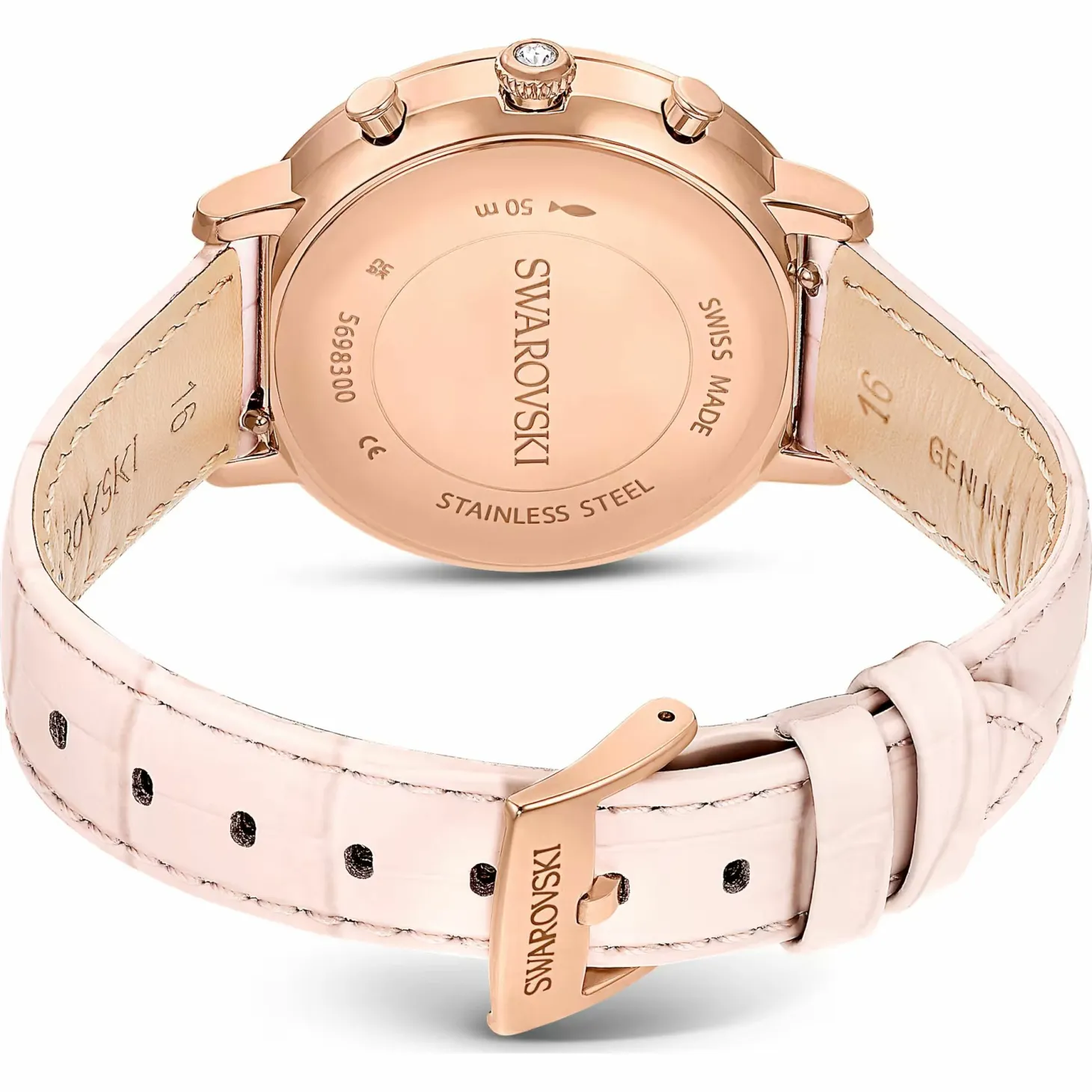 Swarovski Unisex Matrix Tennis Chrono Uhr Pink/Roségold 5698300