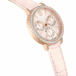 Swarovski Unisex Matrix Tennis Chrono Uhr Pink/Roségold 5698300