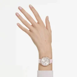 Swarovski Unisex Matrix Tennis Chrono Uhr Pink/Roségold 5698300