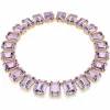 Swarovski Unisex Millenia Tennis-Halskette Violett 5715330