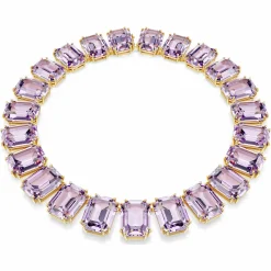 Swarovski Unisex Millenia Tennis-Halskette Violett 5715330