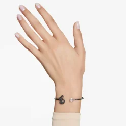 Swarovski Swan Armreif Schwarz/Ruthenium 5688746