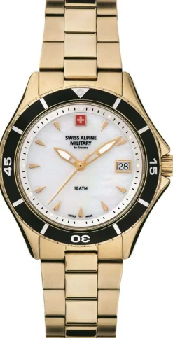 Swiss Alpine Military Damen Armbanduhr Taucheruhr 7740.1113